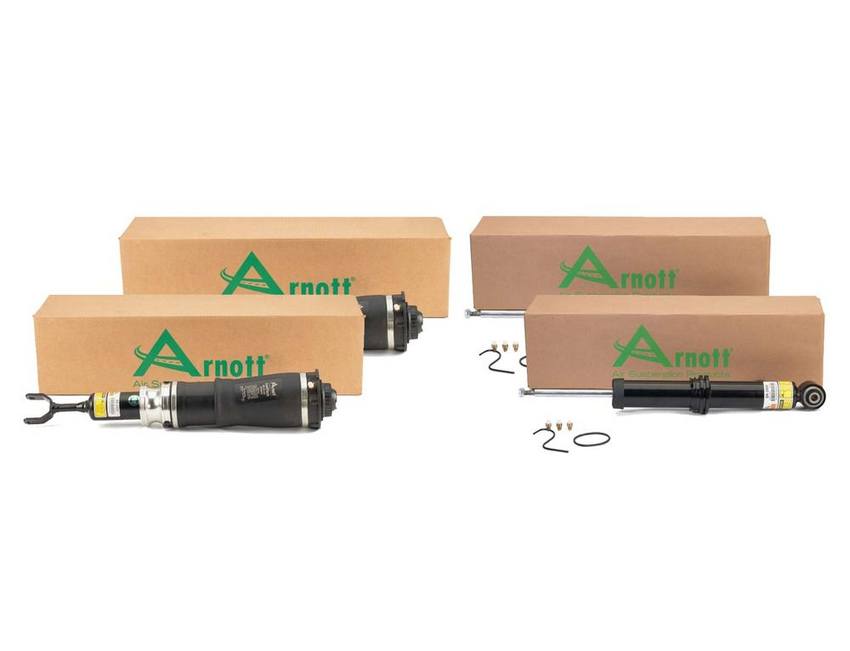 Audi Suspension Strut and Shock Absorber Assembly Kit - Front and Rear (Generation I) 4Z7616051D - Arnott 3994438KIT